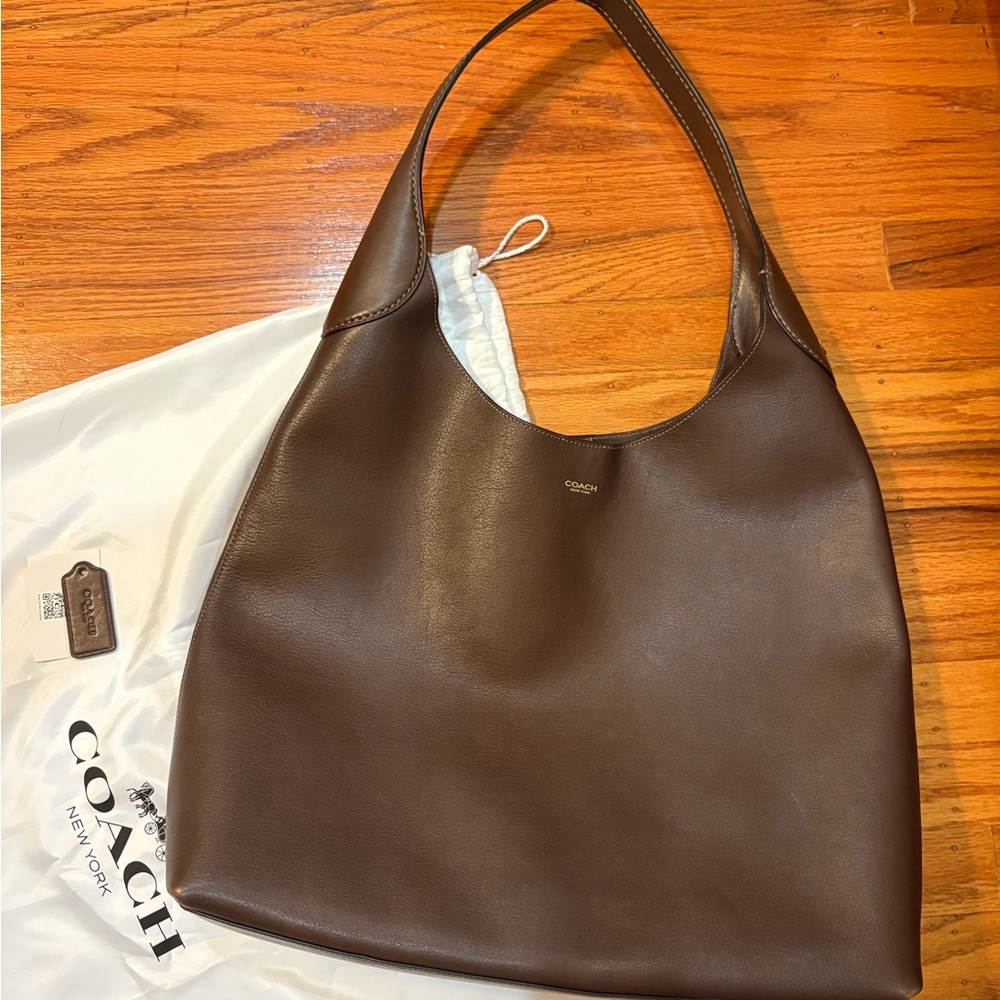 Coach Brooklyn Shoulder Bag 39 in Brown Maple